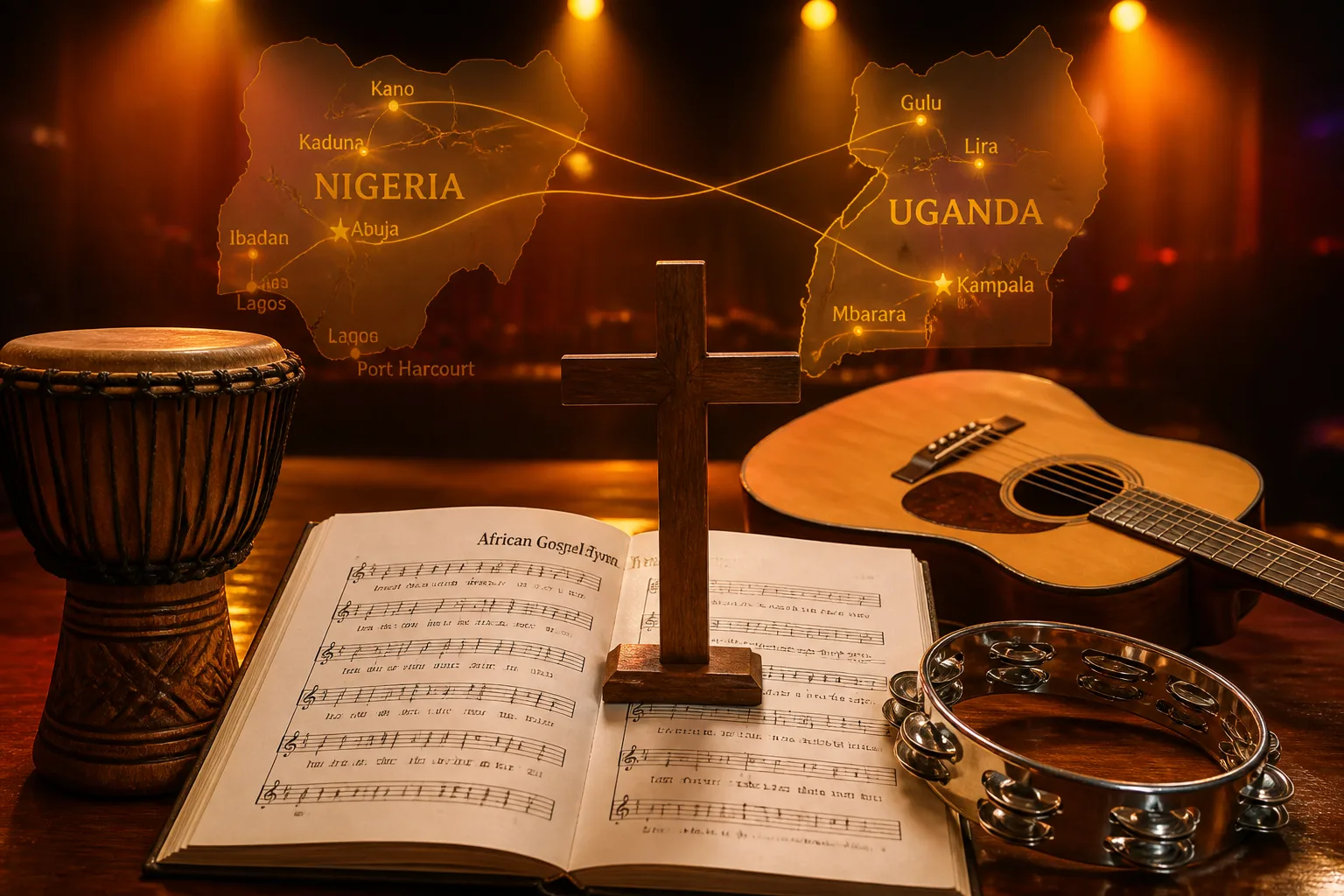 Ugandan Gospel Star Mungu Feni Joins Lagos-Based Showbiz101 to Strengthen Regional Music Ties